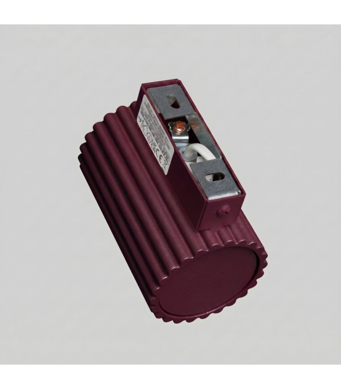 Karbon Flush Wall Uplighter Burgundy 1x GU10-8
