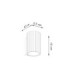 Karbon Flush Wall Uplighter Burgundy 1x GU10-9