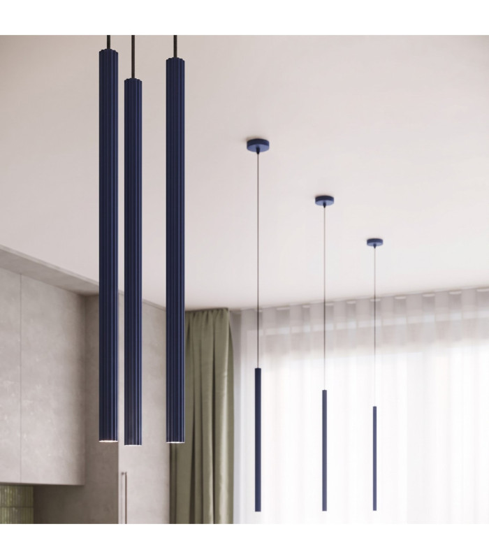 Arche Cluster Pendant Ceiling Light Ultramarine 3x G9-14