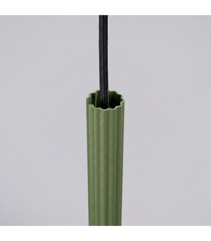 Arche Slim Pendant Ceiling Light Olive Green 1x G9-7