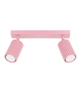Karbon Twin Ceiling Spotlight Pink 1x GU10-1