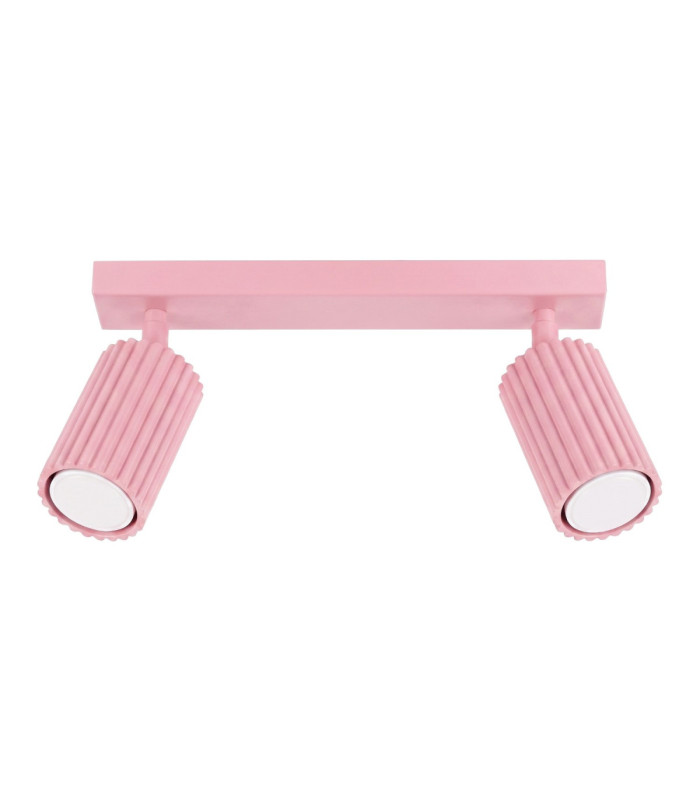 Karbon Twin Ceiling Spotlight Pink 1x GU10-1