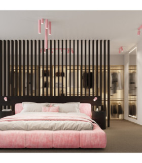 Karbon Twin Ceiling Spotlight Pink 1x GU10-2