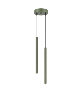 Arche Cluster Pendant Ceiling Light Olive Green 2x G9-1