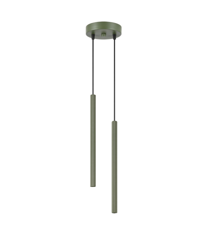 Arche Cluster Pendant Ceiling Light Olive Green 2x G9-1