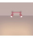 Karbon Twin Ceiling Spotlight Pink 1x GU10-4