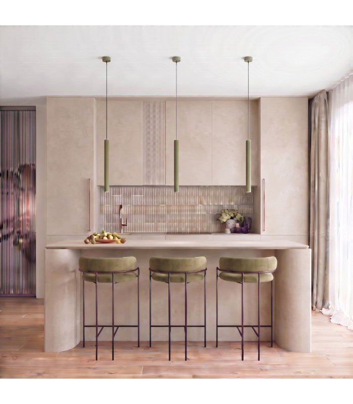 Arche Cluster Pendant Ceiling Light Olive Green 2x G9-2