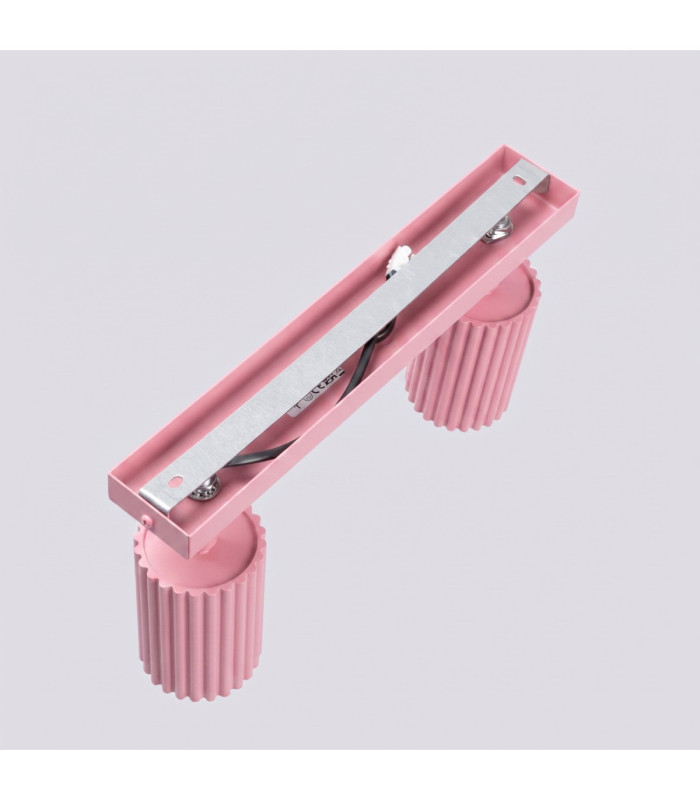 Karbon Twin Ceiling Spotlight Pink 1x GU10-5
