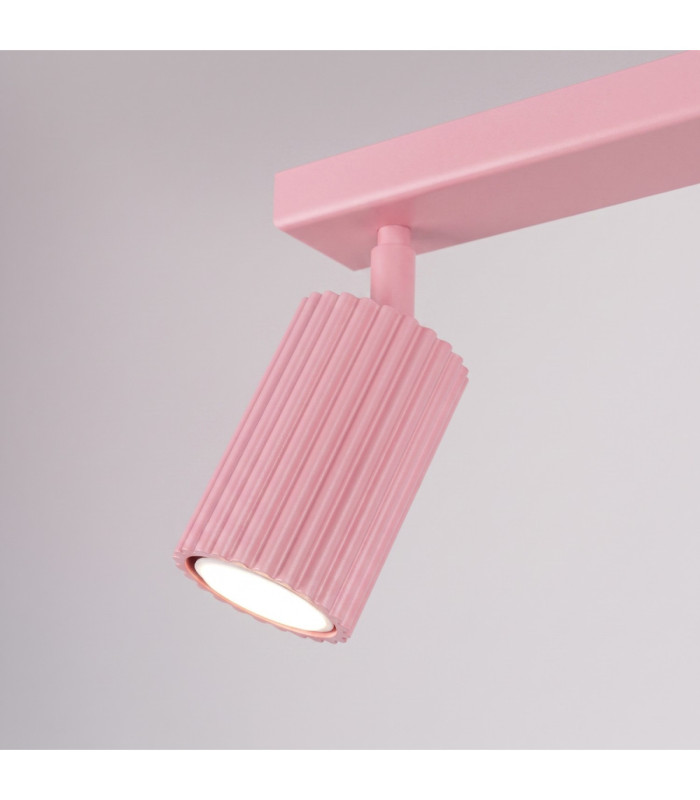 Karbon Twin Ceiling Spotlight Pink 1x GU10-7