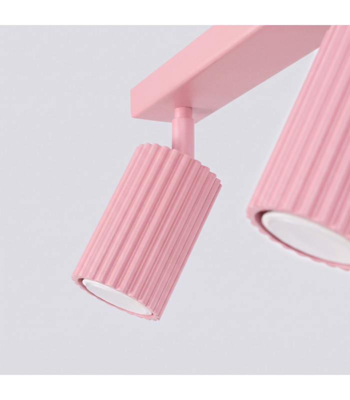 Karbon Twin Ceiling Spotlight Pink 1x GU10-8