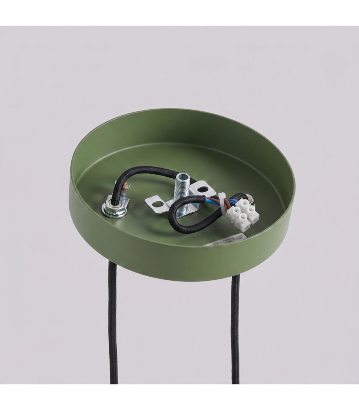 Arche Cluster Pendant Ceiling Light Olive Green 2x G9-10