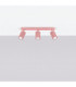 Karbon Ceiling Spotlight Bar Pink 3x GU10-3