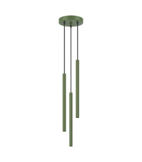 Arche Cluster Pendant Ceiling Light Olive Green 3x G9-1