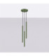 Arche Cluster Pendant Ceiling Light Olive Green 3x G9-3