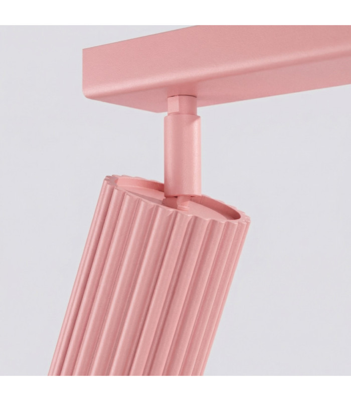Karbon Ceiling Spotlight Bar Pink 3x GU10-9