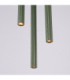 Arche Cluster Pendant Ceiling Light Olive Green 3x G9-10