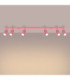 Karbon Ceiling Spotlight Bar Pink 6x GU10-4