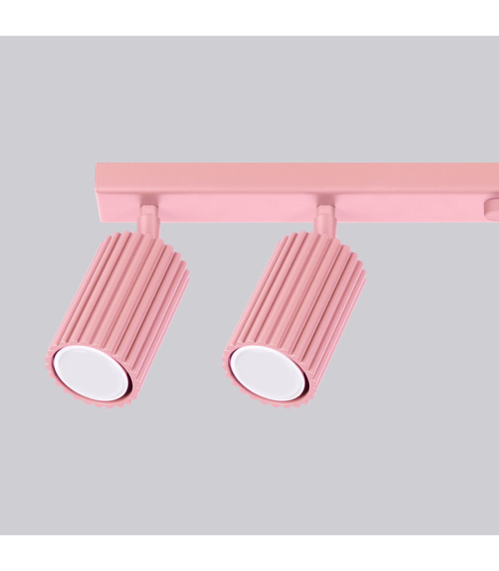 Karbon Ceiling Spotlight Bar Pink 6x GU10-7
