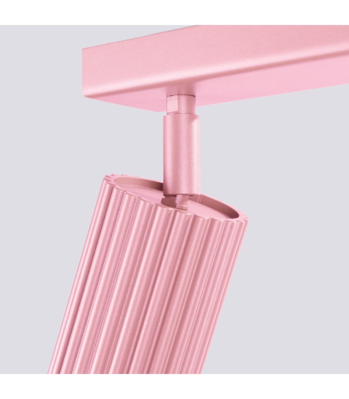 Karbon Ceiling Spotlight Bar Pink 6x GU10-9