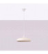 Gina Dome Pendant Ceiling Light Beige 1x E27-3