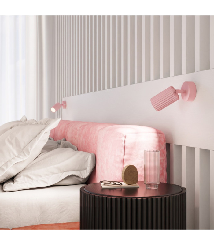 Karbon Ceiling Spotlight Bar Pink 6x GU10-14