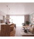 Gina Dome Pendant Ceiling Light Beige 1x E27-13