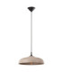 Gina Dome Pendant Ceiling Light Taupe 1x E27-1