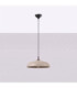 Gina Dome Pendant Ceiling Light Taupe 1x E27-3