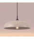Gina Dome Pendant Ceiling Light Taupe 1x E27-5