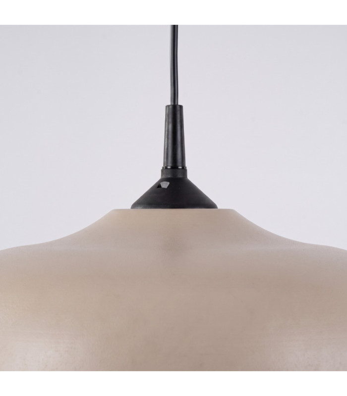 Gina Dome Pendant Ceiling Light Taupe 1x E27-9