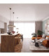 Gina Dome Pendant Ceiling Light Taupe 1x E27-13