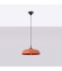 Gina Dome Pendant Ceiling Light Red Ochre 1x E27-3