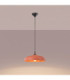 Gina Dome Pendant Ceiling Light Red Ochre 1x E27-4
