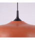Gina Dome Pendant Ceiling Light Red Ochre 1x E27-9
