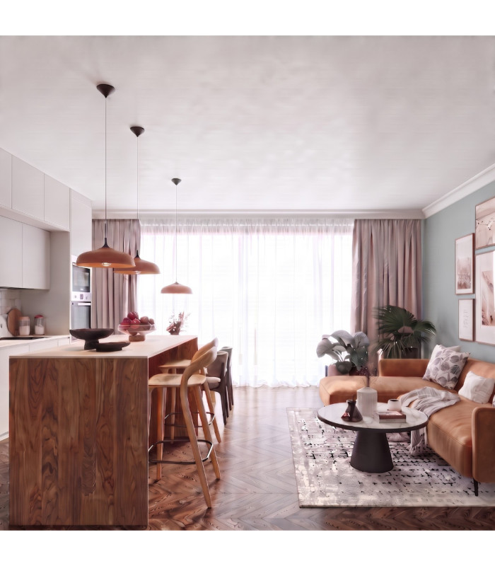 Gina Dome Pendant Ceiling Light Red Ochre 1x E27-13