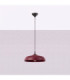 Gina Dome Pendant Ceiling Light Burgundy 1x E27-3