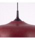 Gina Dome Pendant Ceiling Light Burgundy 1x E27-9