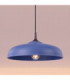 Gina Dome Pendant Ceiling Light Ultramarine 1x E27-5