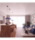 Gina Dome Pendant Ceiling Light Ultramarine 1x E27-13