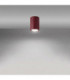 Lagos 10cm Surface Mounted Downlight Burgundy 1x GU10-4
