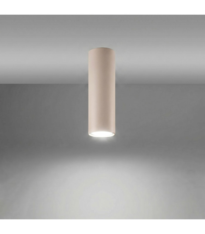 Lagos 20cm Surface Mounted Downlight Taupe 1x GU10-4