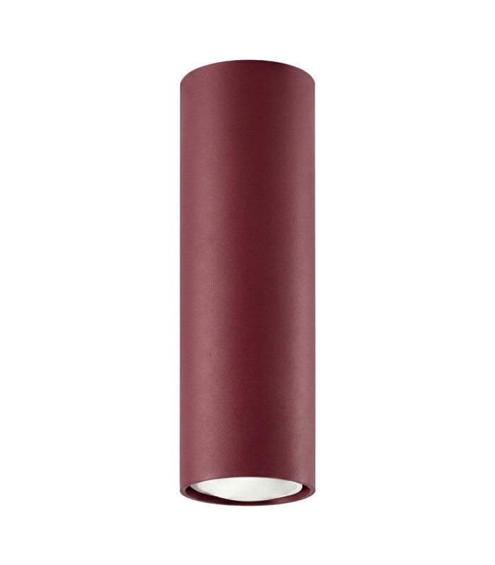 Lagos 20cm Surface Mounted Downlight Burgundy 1x GU10-1