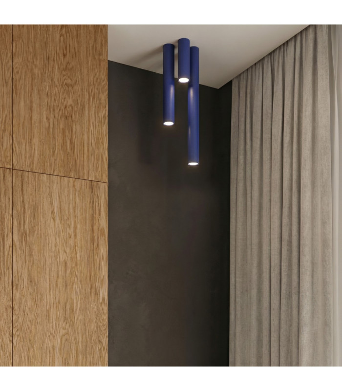 Lagos 20cm Surface Mounted Downlight Ultramarine 1x GU10-11
