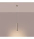 Lagos Slim Pendant Ceiling Light Taupe 1x GU10-4