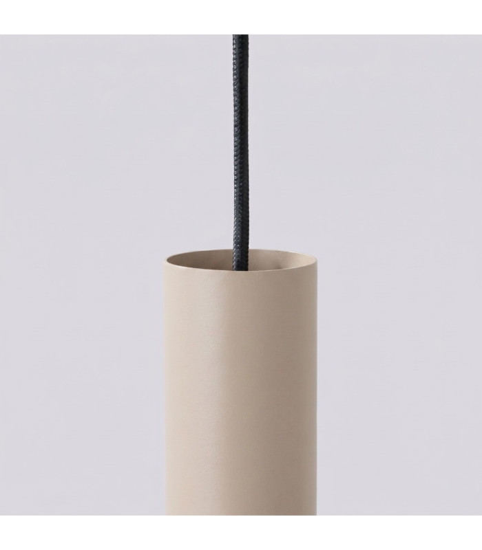 Lagos Slim Pendant Ceiling Light Taupe 1x GU10-6