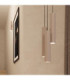 Lagos Slim Pendant Ceiling Light Taupe 1x GU10-13