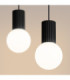 Halo Bar Pendant Ceiling Light Black 2x G9-5