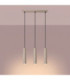 Lagos Bar Pendant Ceiling Light Taupe 3x GU10-4