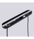 Halo Bar Pendant Ceiling Light Black 2x G9-10