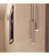 Lagos Bar Pendant Ceiling Light Taupe 3x GU10-11